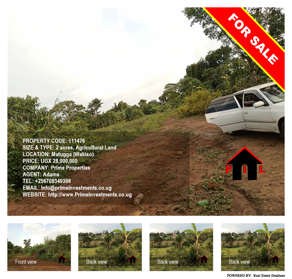 Agricultural Land  for sale in Matugga Wakiso Uganda, code: 111476