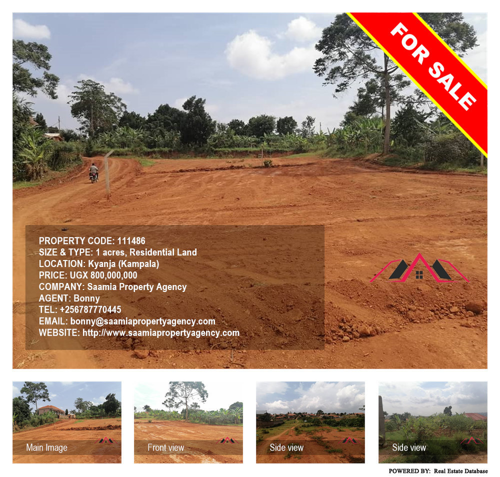 Residential Land  for sale in Kyanja Kampala Uganda, code: 111486