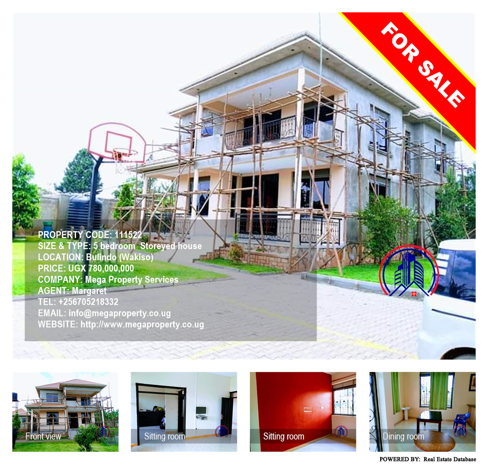 5 bedroom Storeyed house  for sale in Bulindo Wakiso Uganda, code: 111522