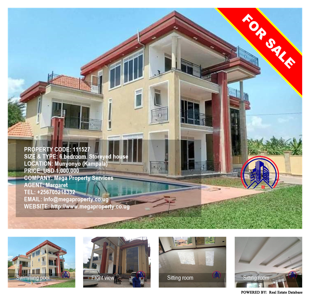 6 bedroom Storeyed house  for sale in Munyonyo Kampala Uganda, code: 111527