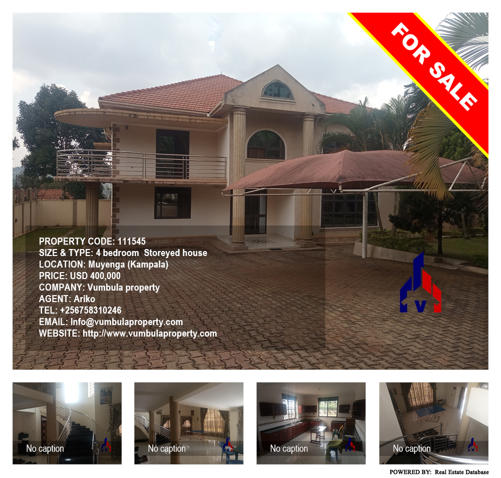 4 bedroom Storeyed house  for sale in Muyenga Kampala Uganda, code: 111545