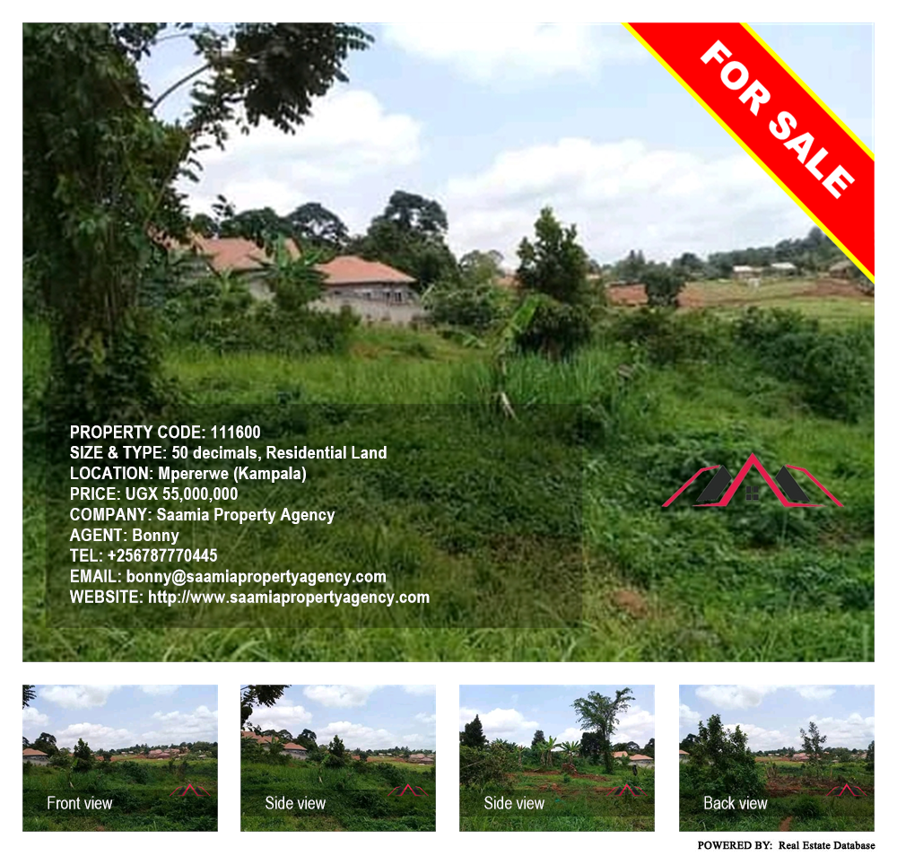 Residential Land  for sale in Mpererwe Kampala Uganda, code: 111600