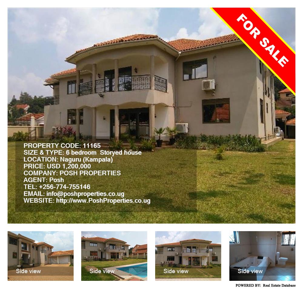 6 bedroom Storeyed house  for sale in Naguru Kampala Uganda, code: 11165