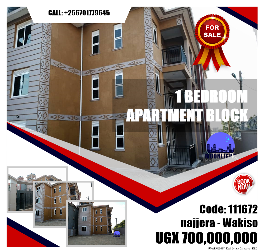 1 bedroom Apartment block  for sale in Najjera Wakiso Uganda, code: 111672
