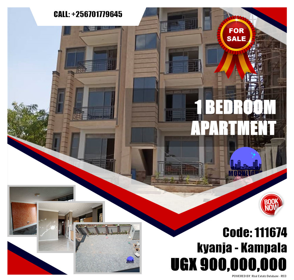 1 bedroom Apartment  for sale in Kyanja Kampala Uganda, code: 111674