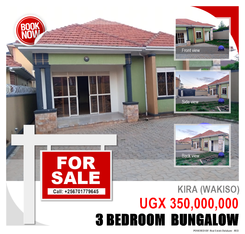 3 bedroom Bungalow  for sale in Kira Wakiso Uganda, code: 111677