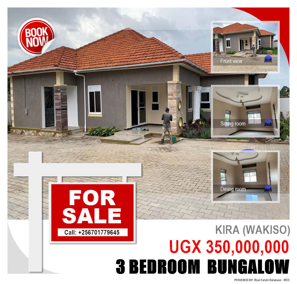 3 bedroom Bungalow  for sale in Kira Wakiso Uganda, code: 111682