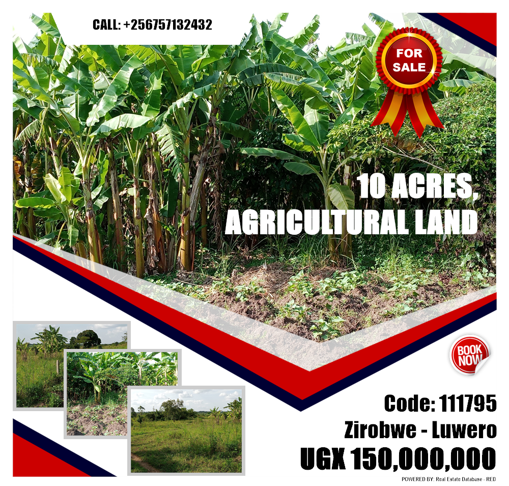 Agricultural Land  for sale in Ziloobwe Luwero Uganda, code: 111795