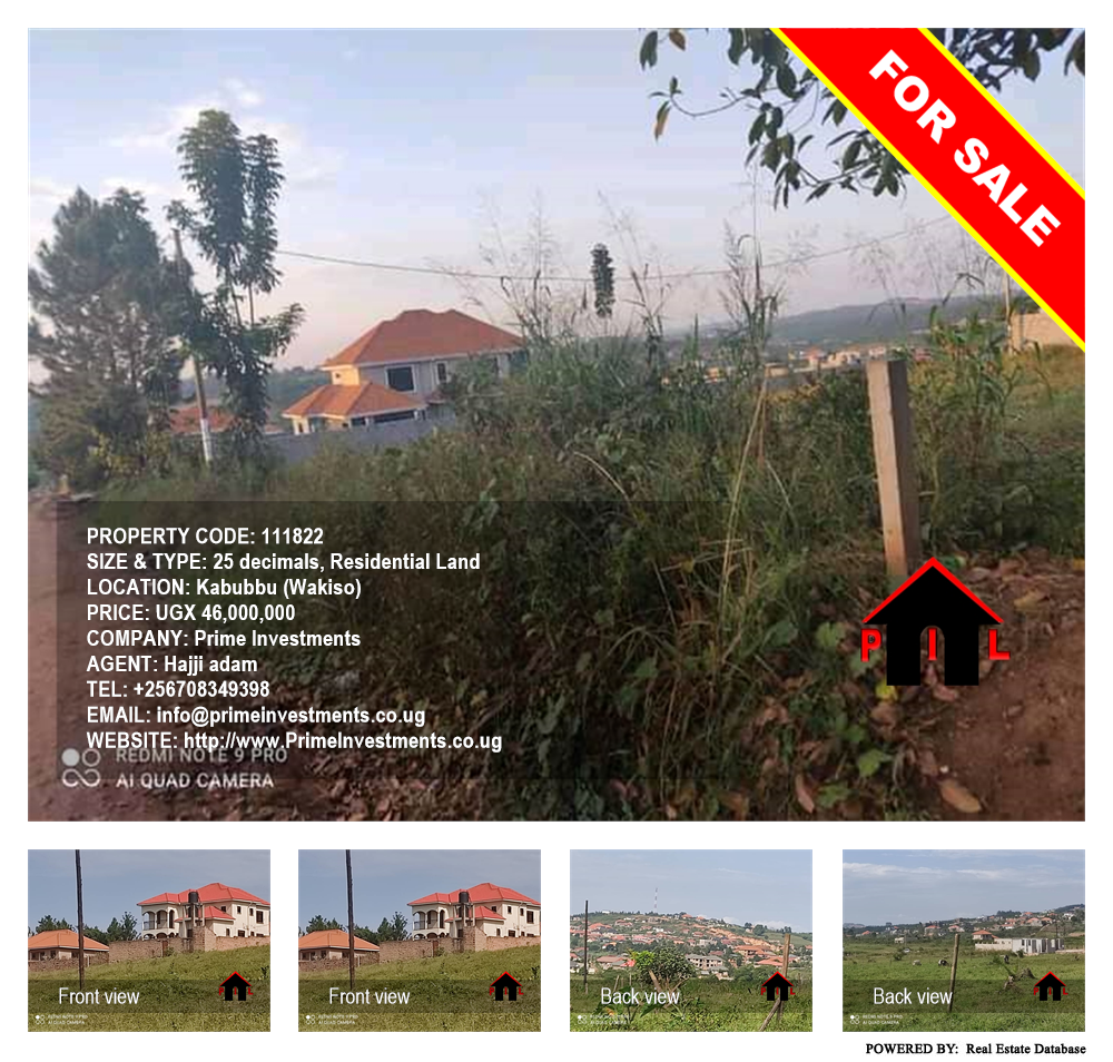 Residential Land  for sale in Kabubbu Wakiso Uganda, code: 111822