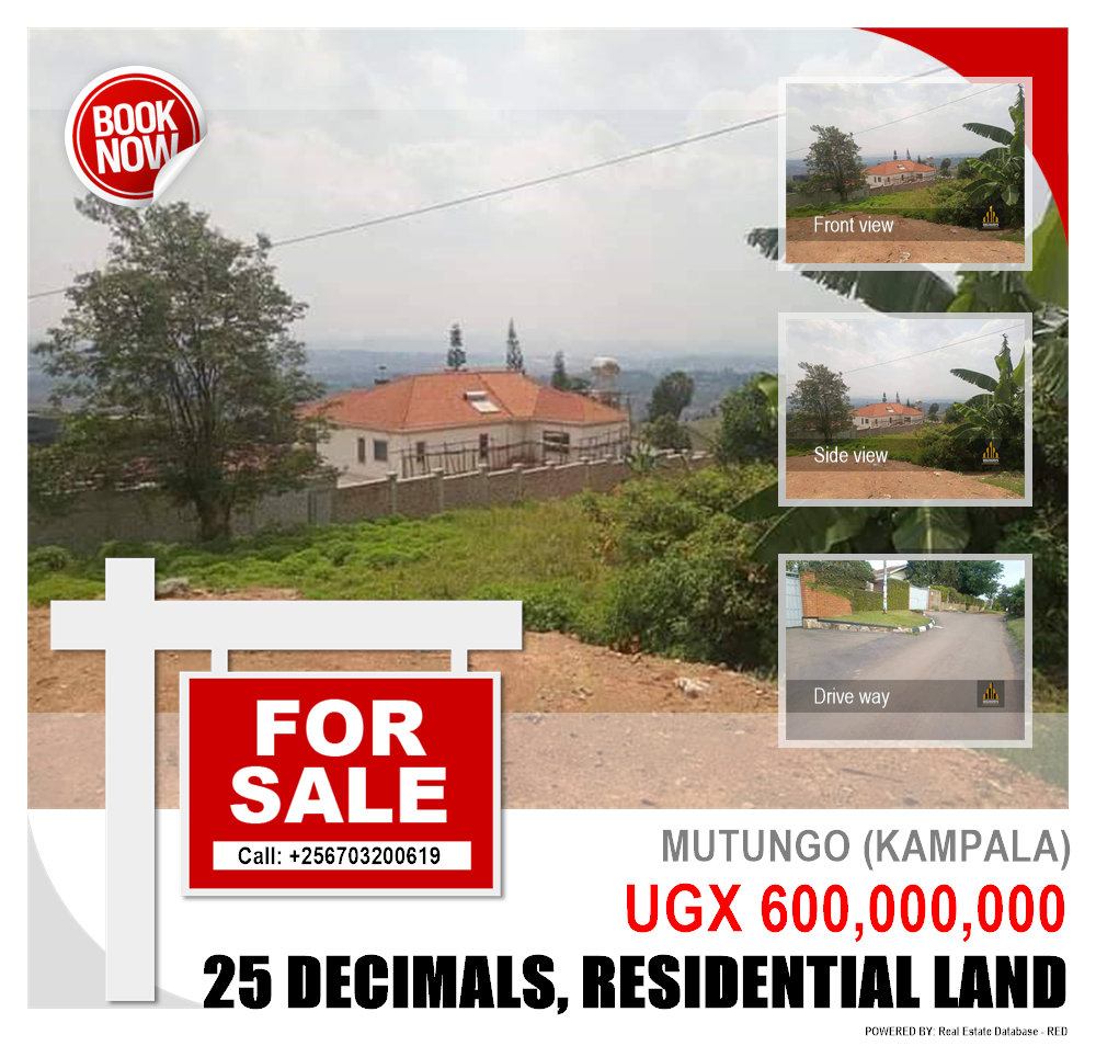 Residential Land  for sale in Mutungo Kampala Uganda, code: 111866