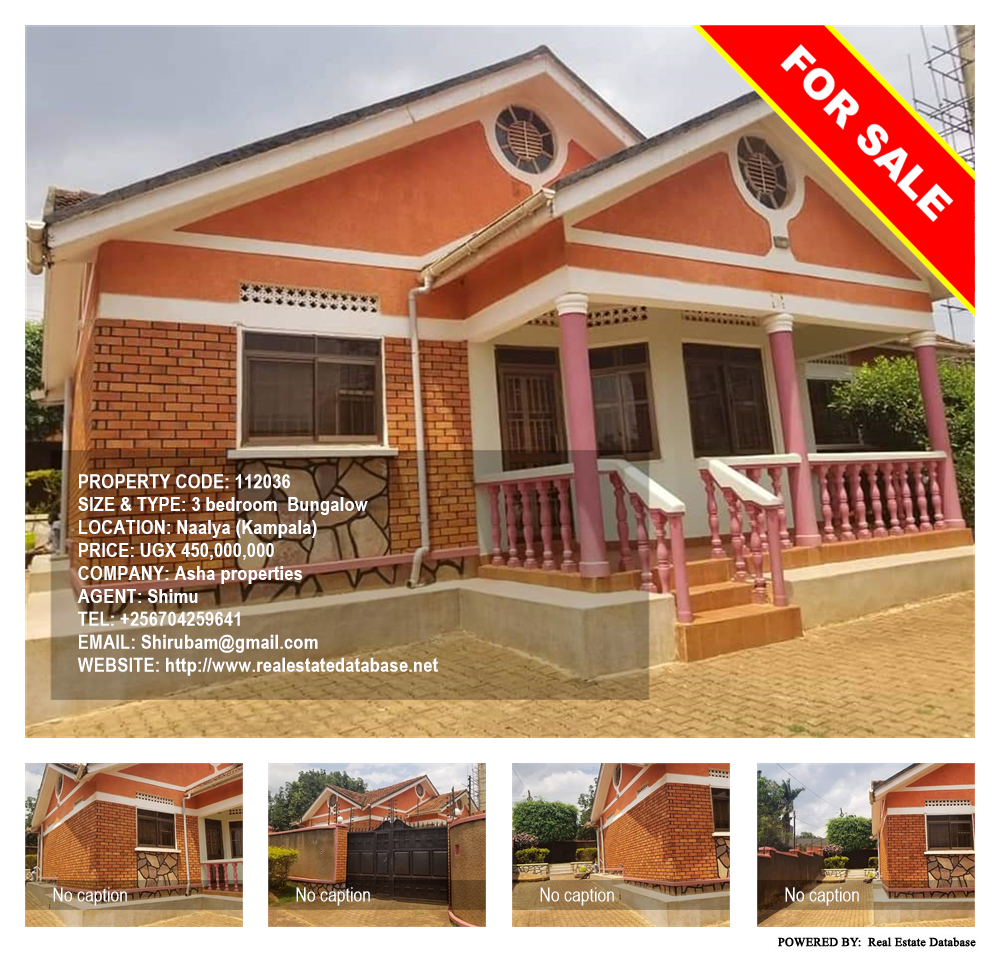 3 bedroom Bungalow  for sale in Naalya Kampala Uganda, code: 112036