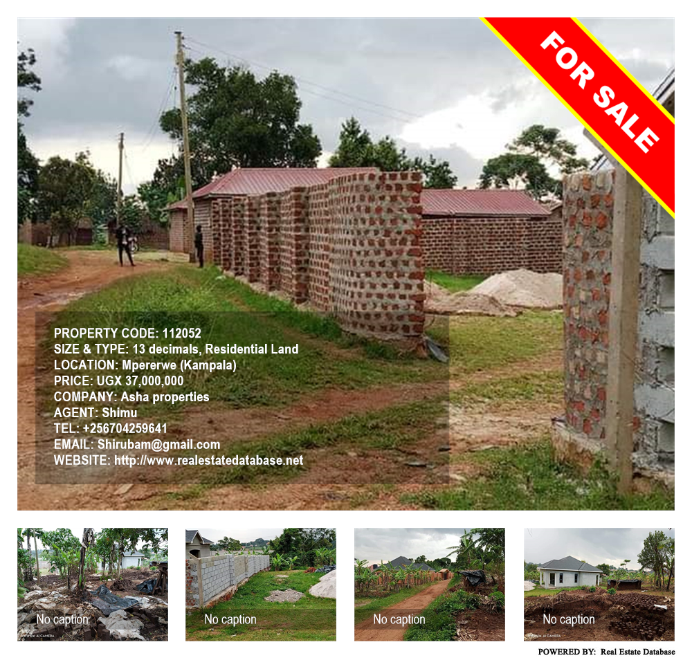 Residential Land  for sale in Mpererwe Kampala Uganda, code: 112052