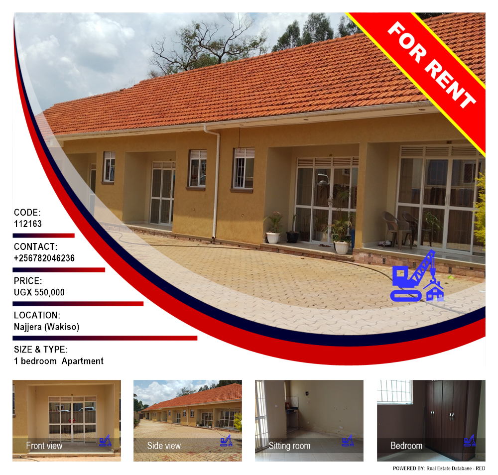 1 bedroom Apartment  for rent in Najjera Wakiso Uganda, code: 112163