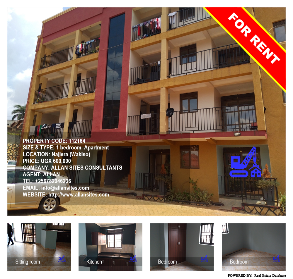 1 bedroom Apartment  for rent in Najjera Wakiso Uganda, code: 112164