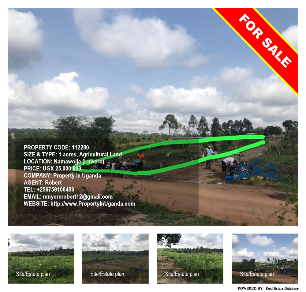 Agricultural Land  for sale in Namawojja Luweero Uganda, code: 112280