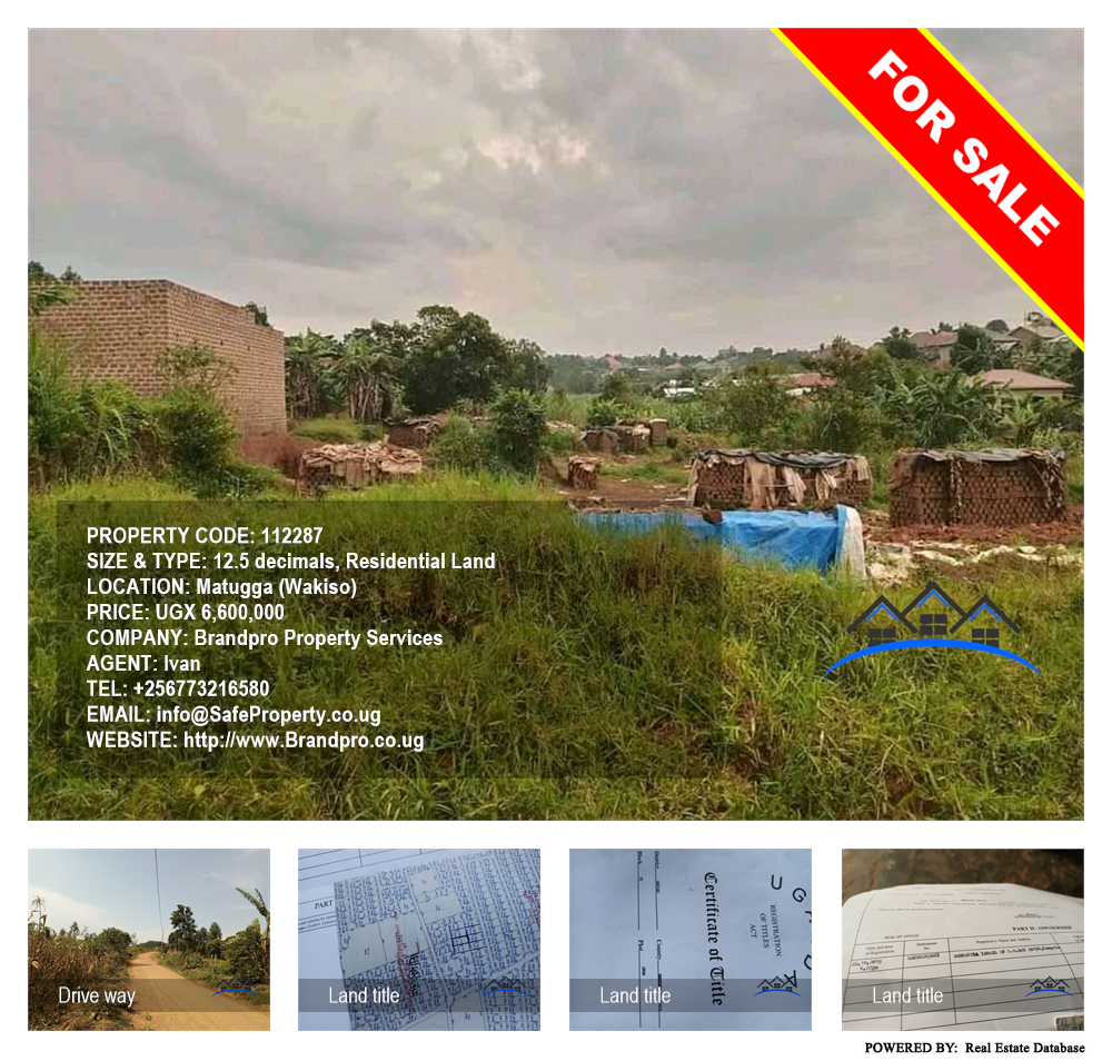 Residential Land  for sale in Matugga Wakiso Uganda, code: 112287