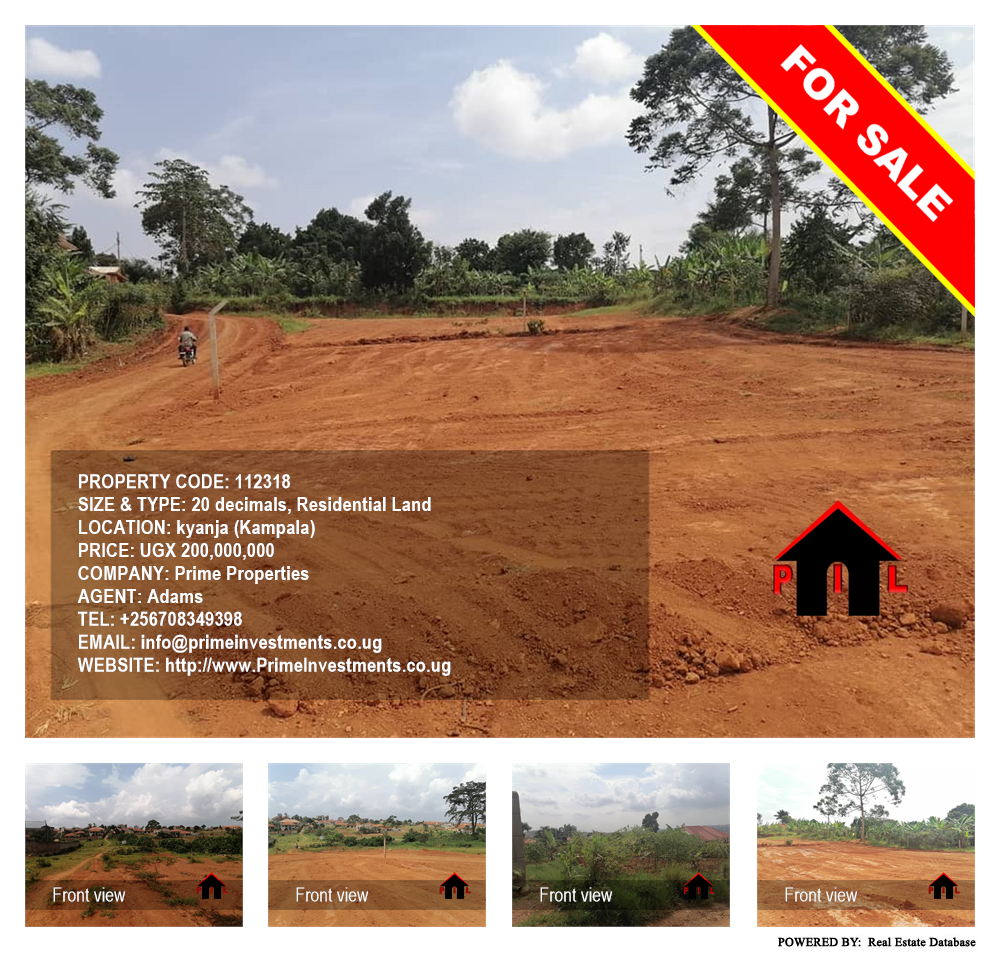 Residential Land  for sale in Kyanja Kampala Uganda, code: 112318