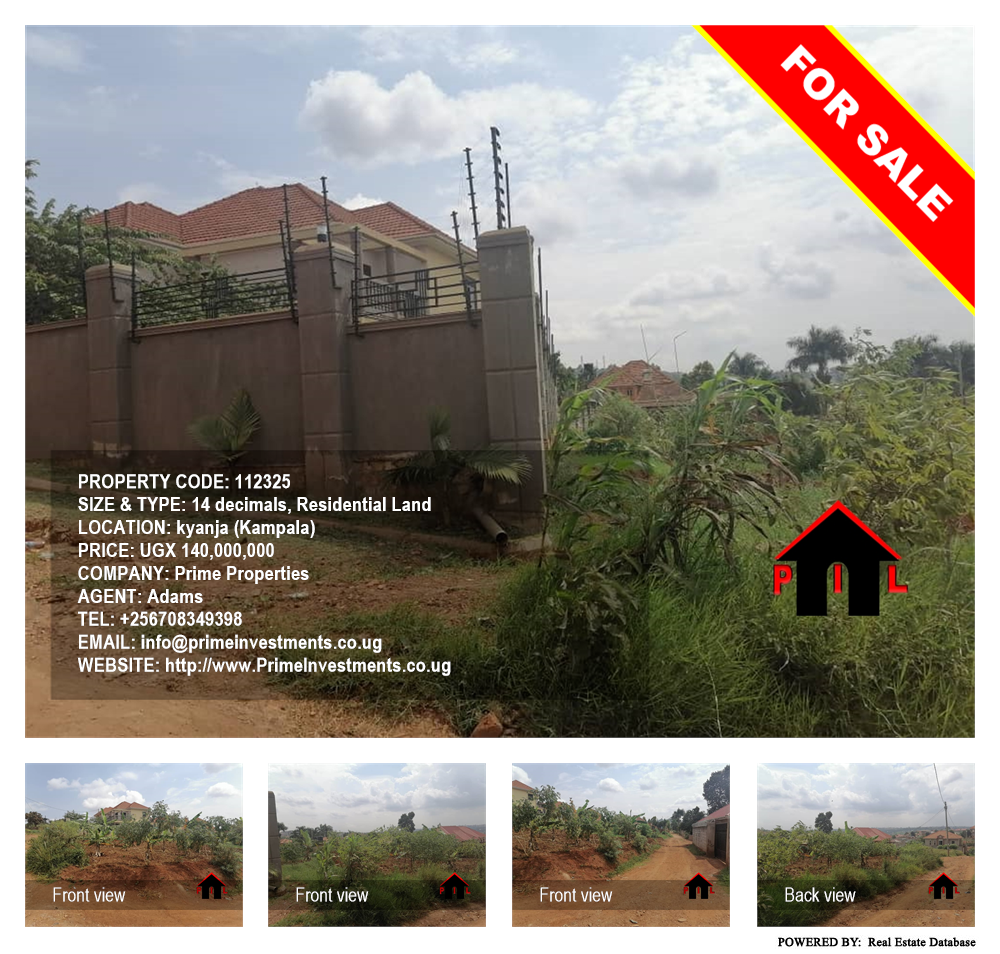 Residential Land  for sale in Kyanja Kampala Uganda, code: 112325