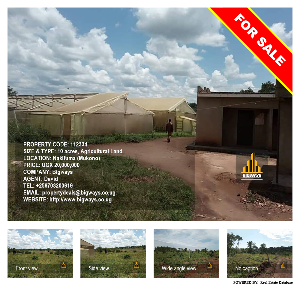 Agricultural Land  for sale in Nakifuma Mukono Uganda, code: 112334