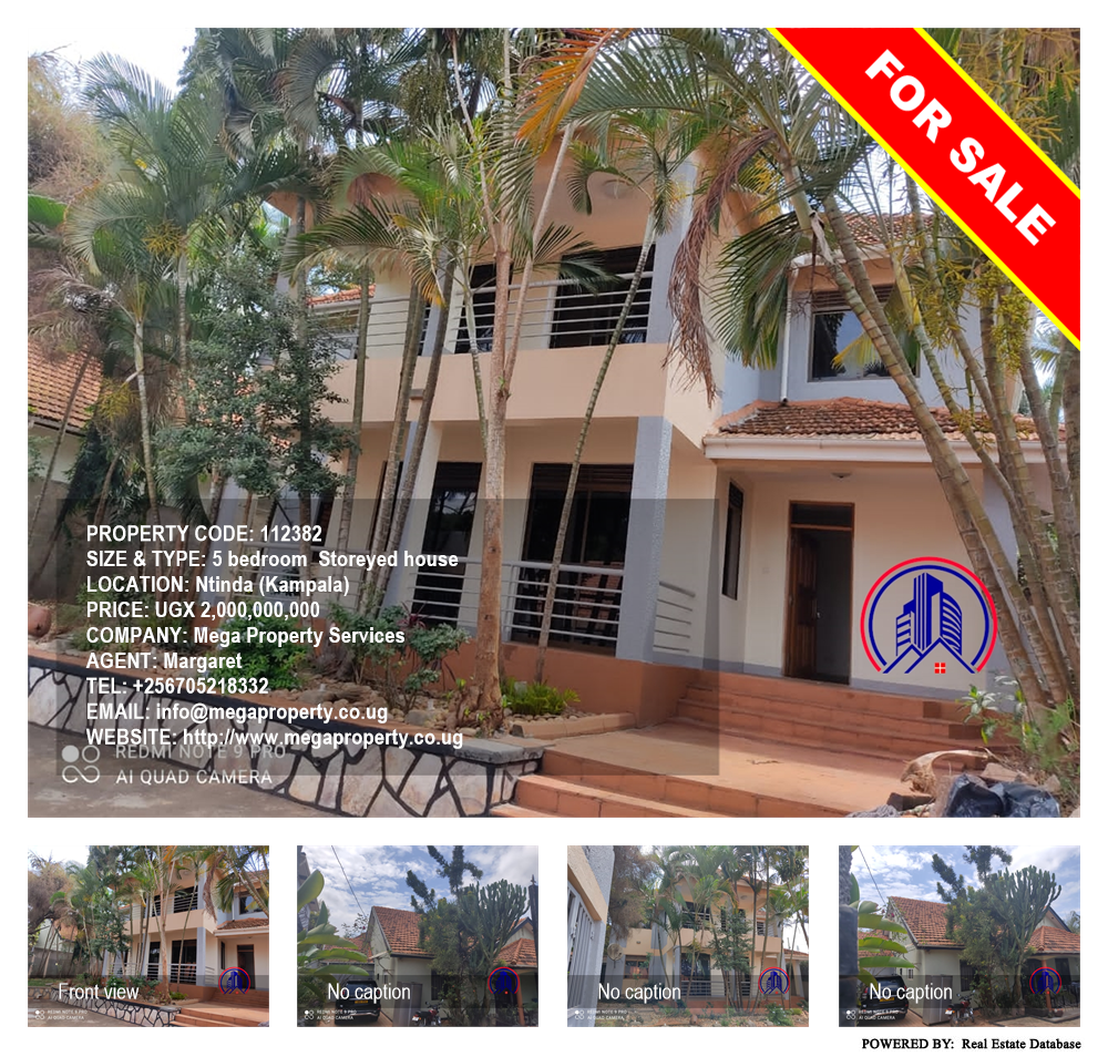 5 bedroom Storeyed house  for sale in Ntinda Kampala Uganda, code: 112382