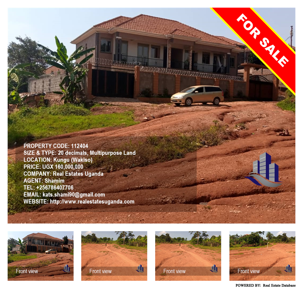 Multipurpose Land  for sale in Kungu Wakiso Uganda, code: 112404