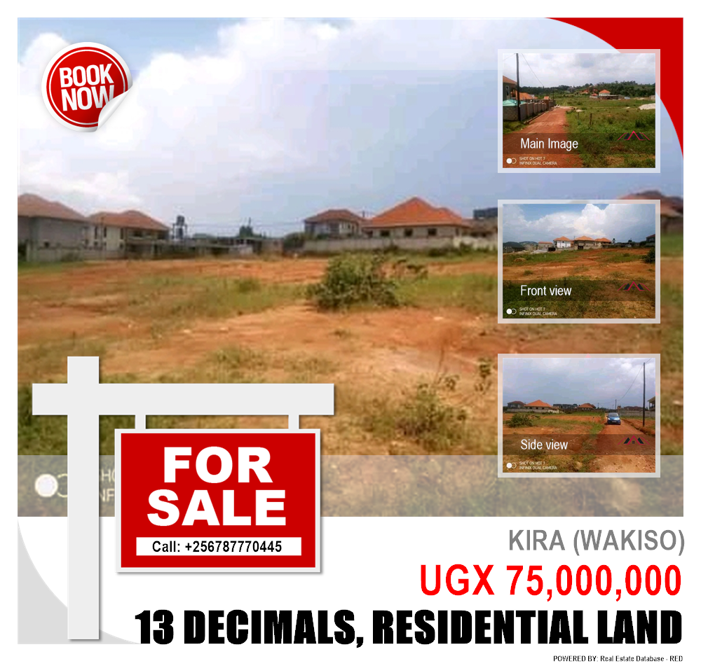 Residential Land  for sale in Kira Wakiso Uganda, code: 112423