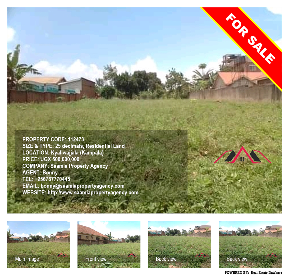Residential Land  for sale in Kyaliwajjala Kampala Uganda, code: 112473