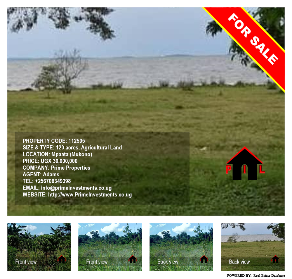 Agricultural Land  for sale in Mpaata Mukono Uganda, code: 112505