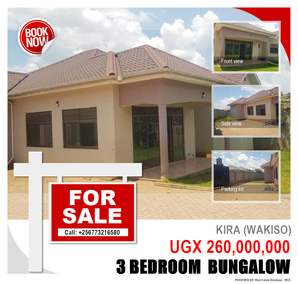 3 bedroom Bungalow  for sale in Kira Wakiso Uganda, code: 112528