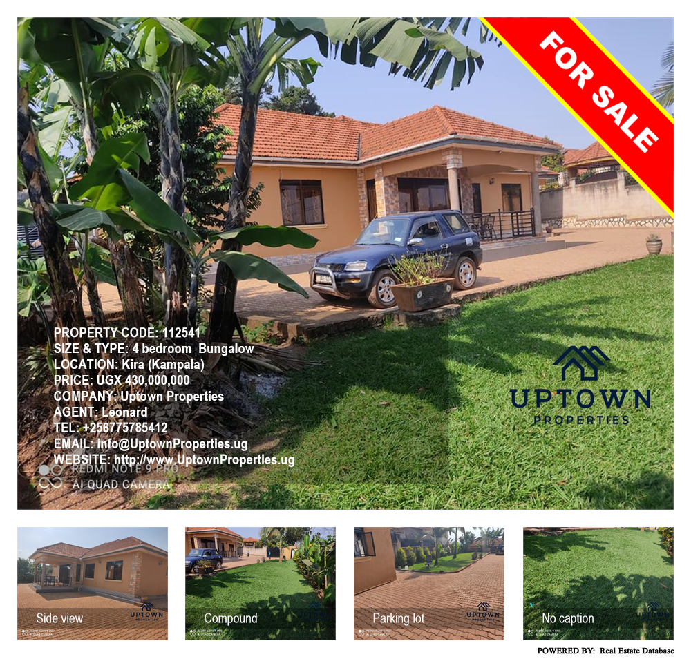 4 bedroom Bungalow  for sale in Kira Kampala Uganda, code: 112541