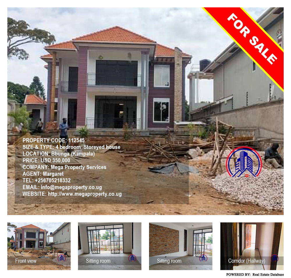 4 bedroom Storeyed house  for sale in Bbunga Kampala Uganda, code: 112545