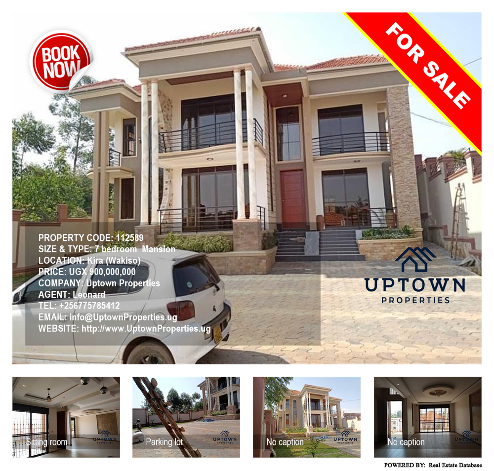 7 bedroom Mansion  for sale in Kira Wakiso Uganda, code: 112589