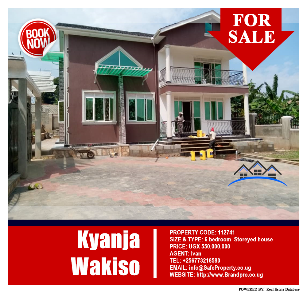 6 bedroom Storeyed house  for sale in Kyanja Wakiso Uganda, code: 112741