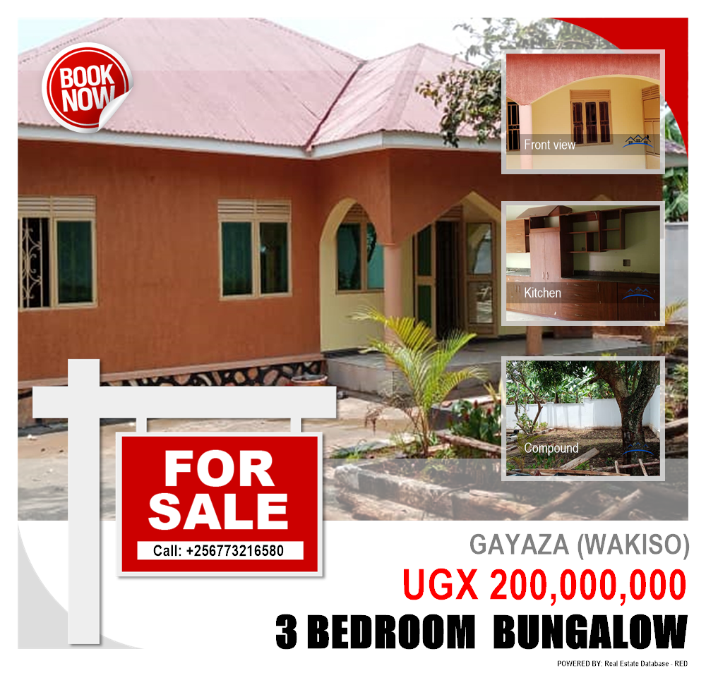 3 bedroom Bungalow  for sale in Gayaza Wakiso Uganda, code: 112748