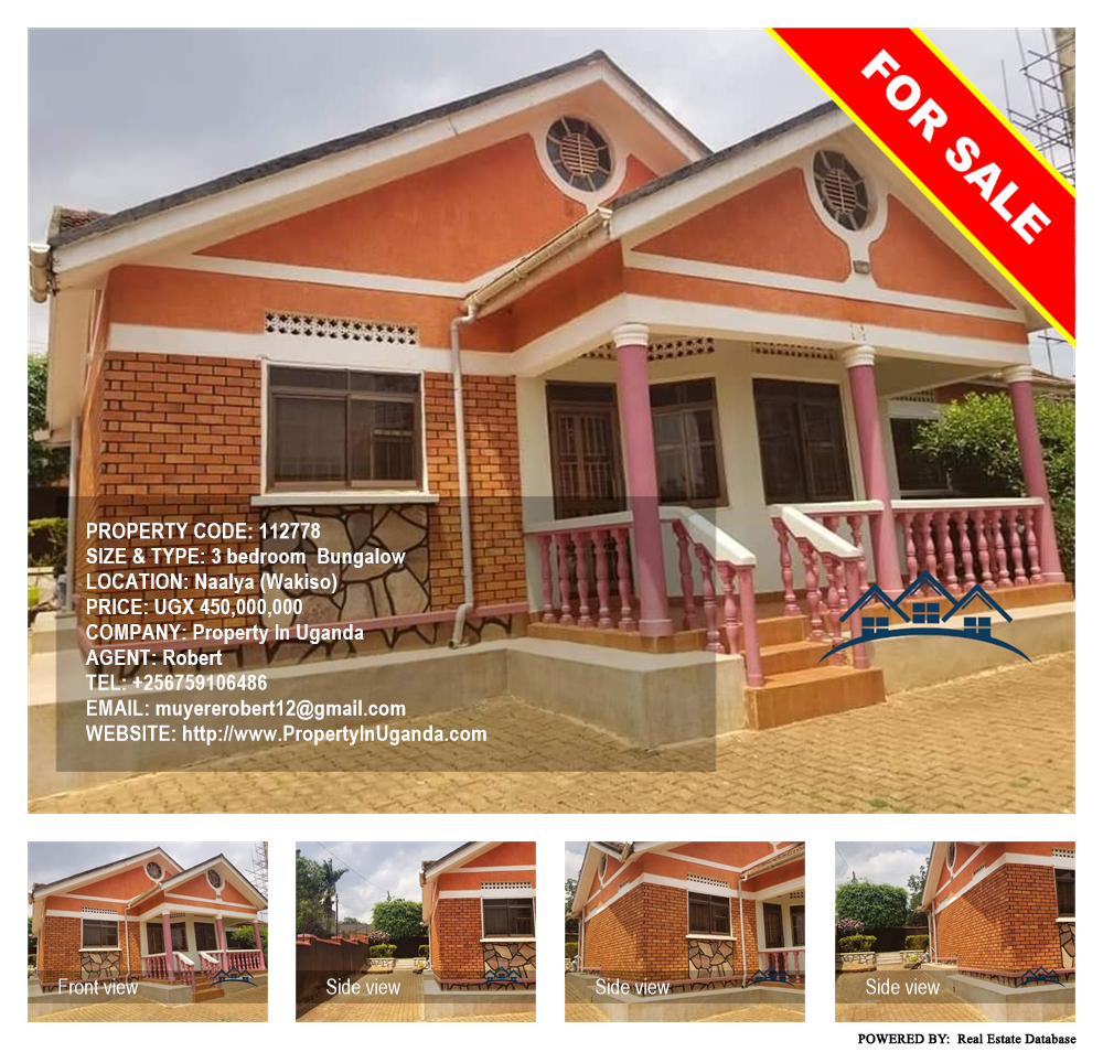 3 bedroom Bungalow  for sale in Naalya Wakiso Uganda, code: 112778