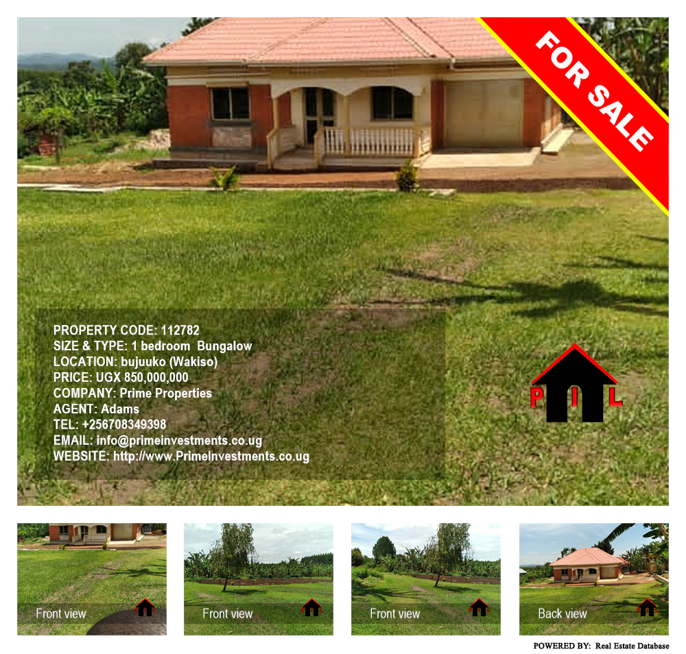 1 bedroom Bungalow  for sale in Bujuuko Wakiso Uganda, code: 112782