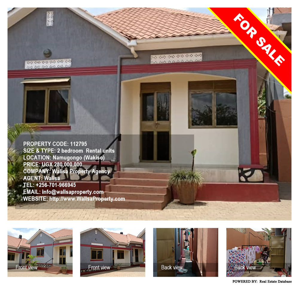 2 bedroom Rental units  for sale in Namugongo Wakiso Uganda, code: 112795