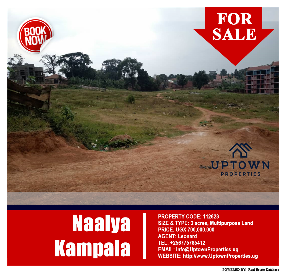 Multipurpose Land  for sale in Naalya Kampala Uganda, code: 112823