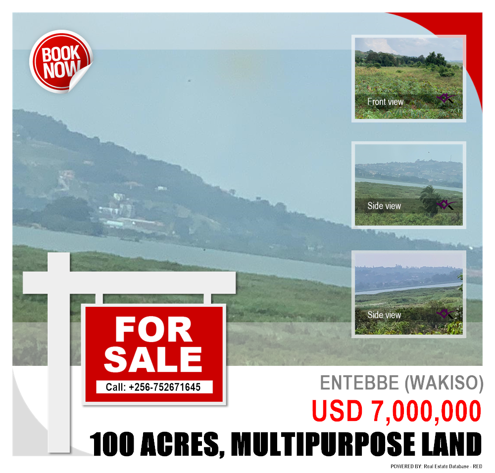 Multipurpose Land  for sale in Entebbe Wakiso Uganda, code: 112845