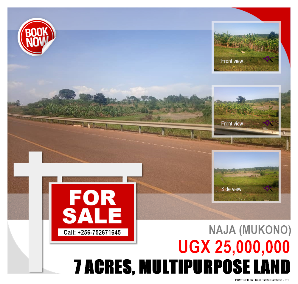Multipurpose Land  for sale in Naja Mukono Uganda, code: 112848