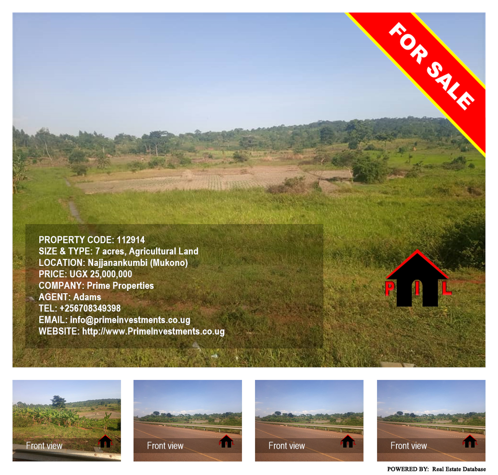 Agricultural Land  for sale in Najjanankumbi Mukono Uganda, code: 112914