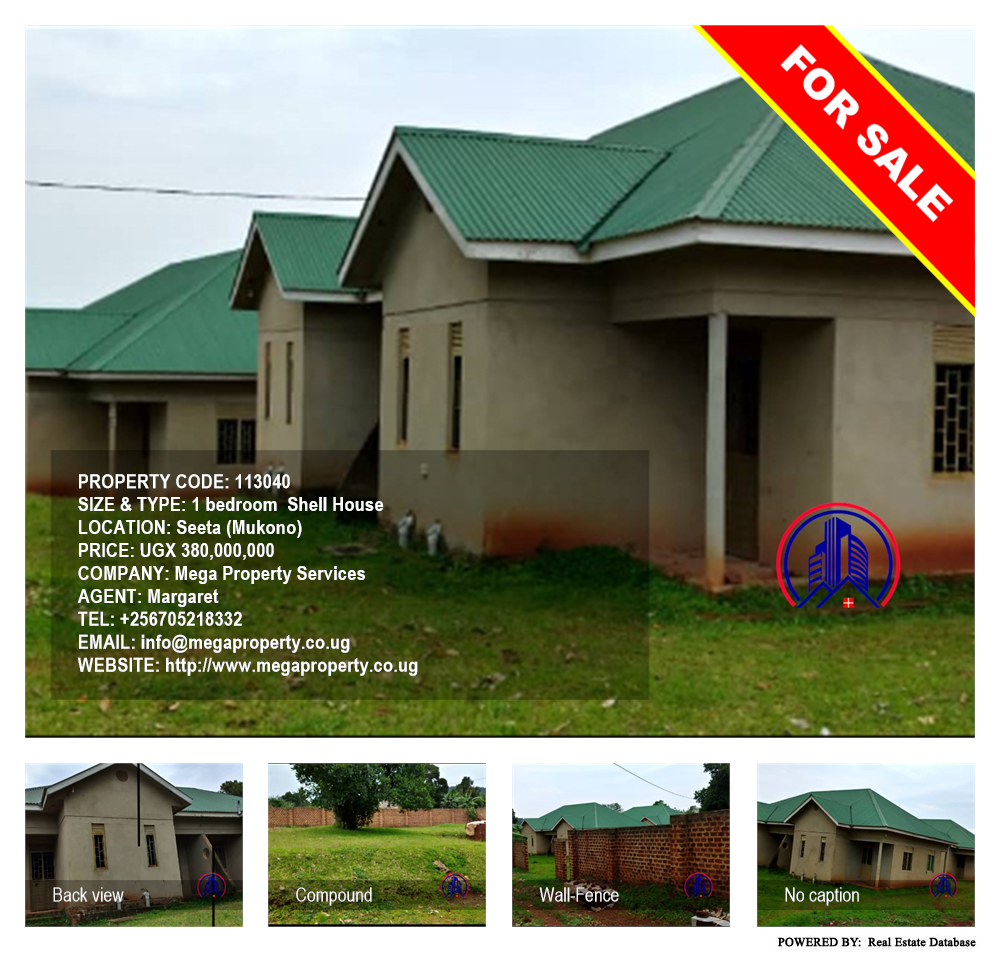 1 bedroom Shell House  for sale in Seeta Mukono Uganda, code: 113040