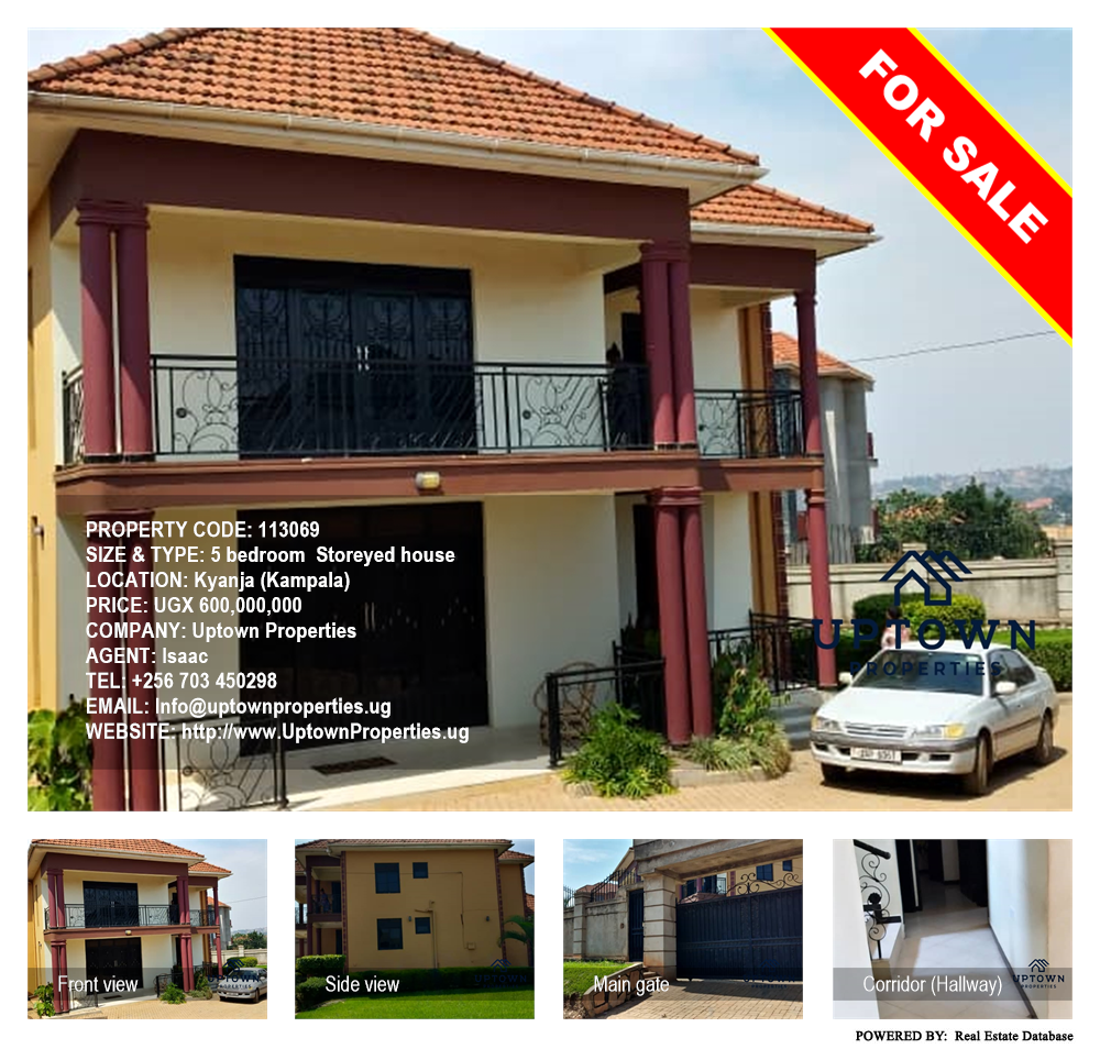 5 bedroom Storeyed house  for sale in Kyanja Kampala Uganda, code: 113069