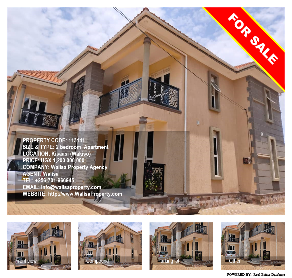 2 bedroom Apartment  for sale in Kisaasi Wakiso Uganda, code: 113141