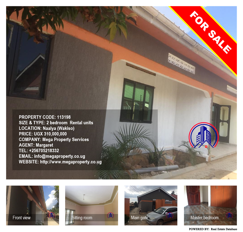2 bedroom Rental units  for sale in Naalya Wakiso Uganda, code: 113198