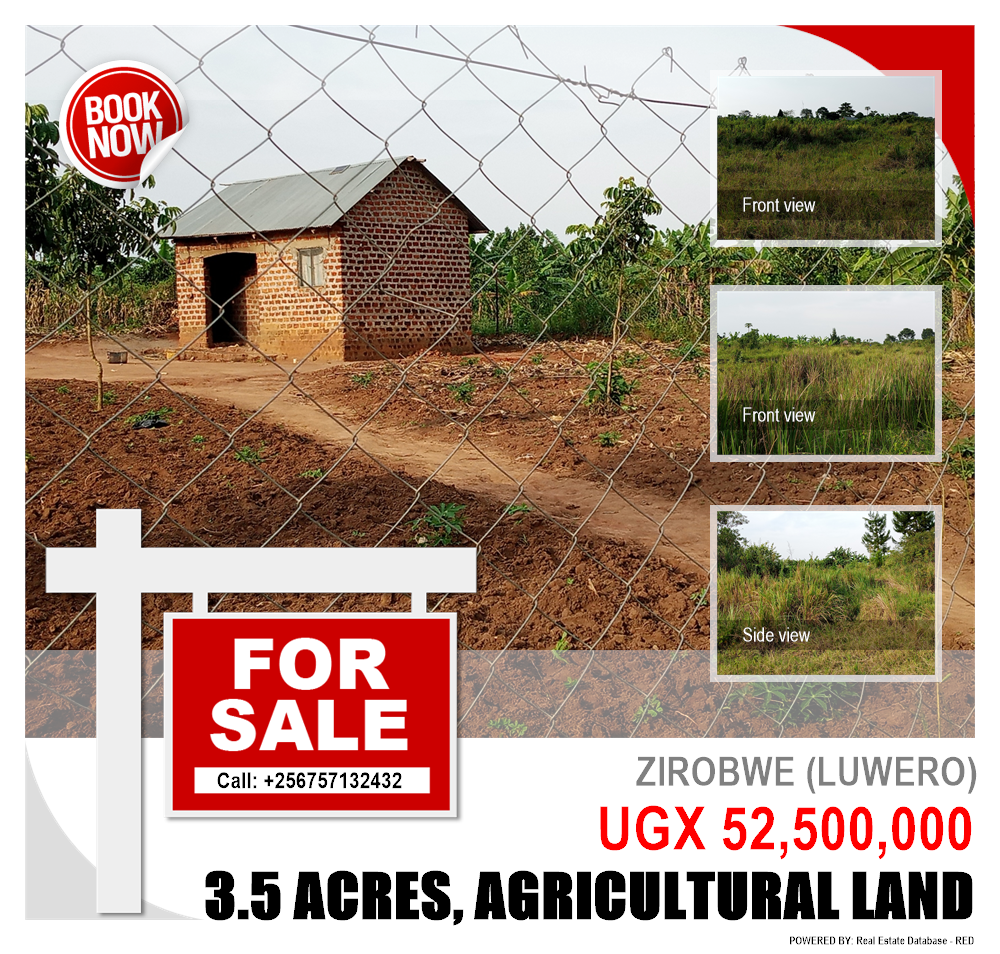 Agricultural Land  for sale in Ziloobwe Luweero Uganda, code: 113214
