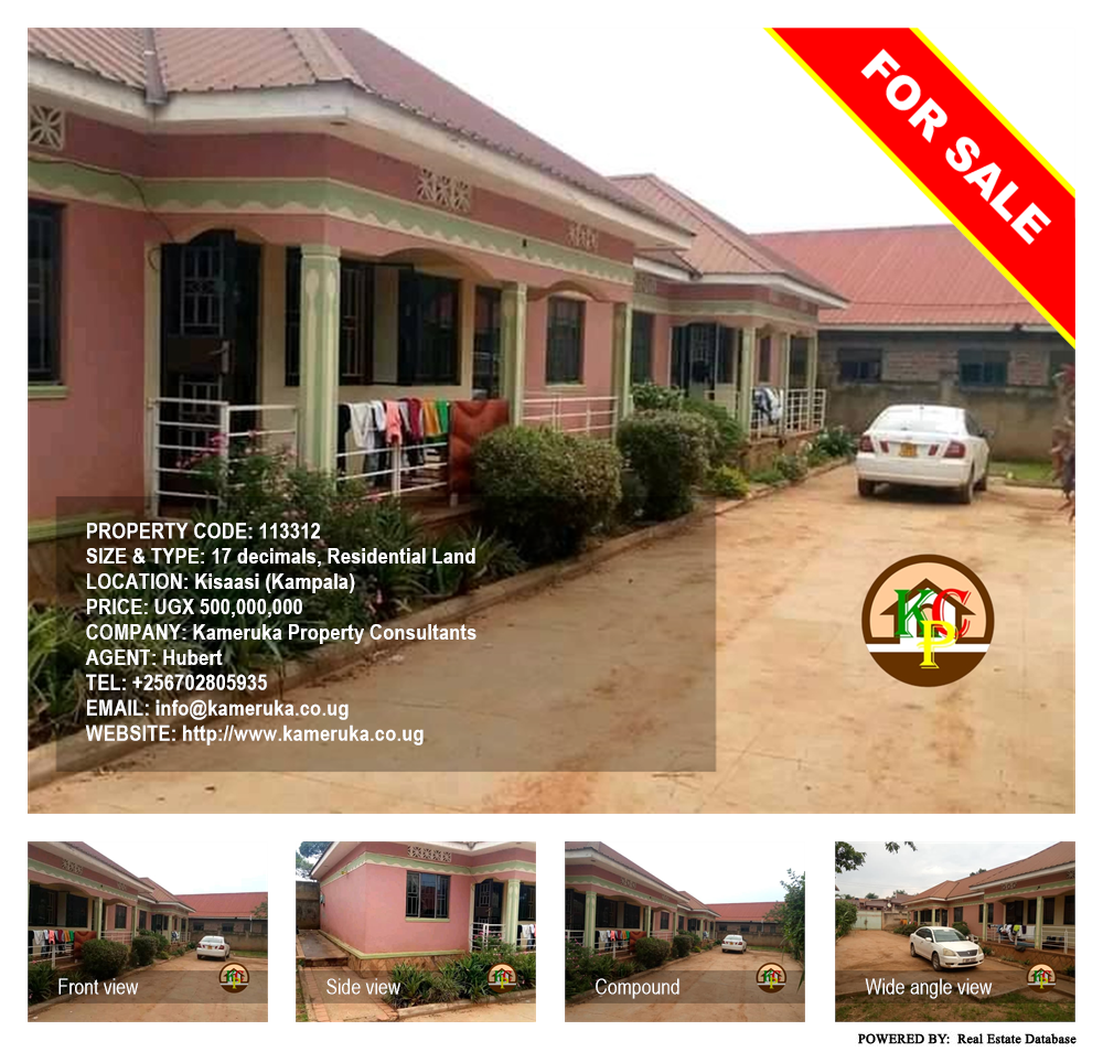 Residential Land  for sale in Kisaasi Kampala Uganda, code: 113312