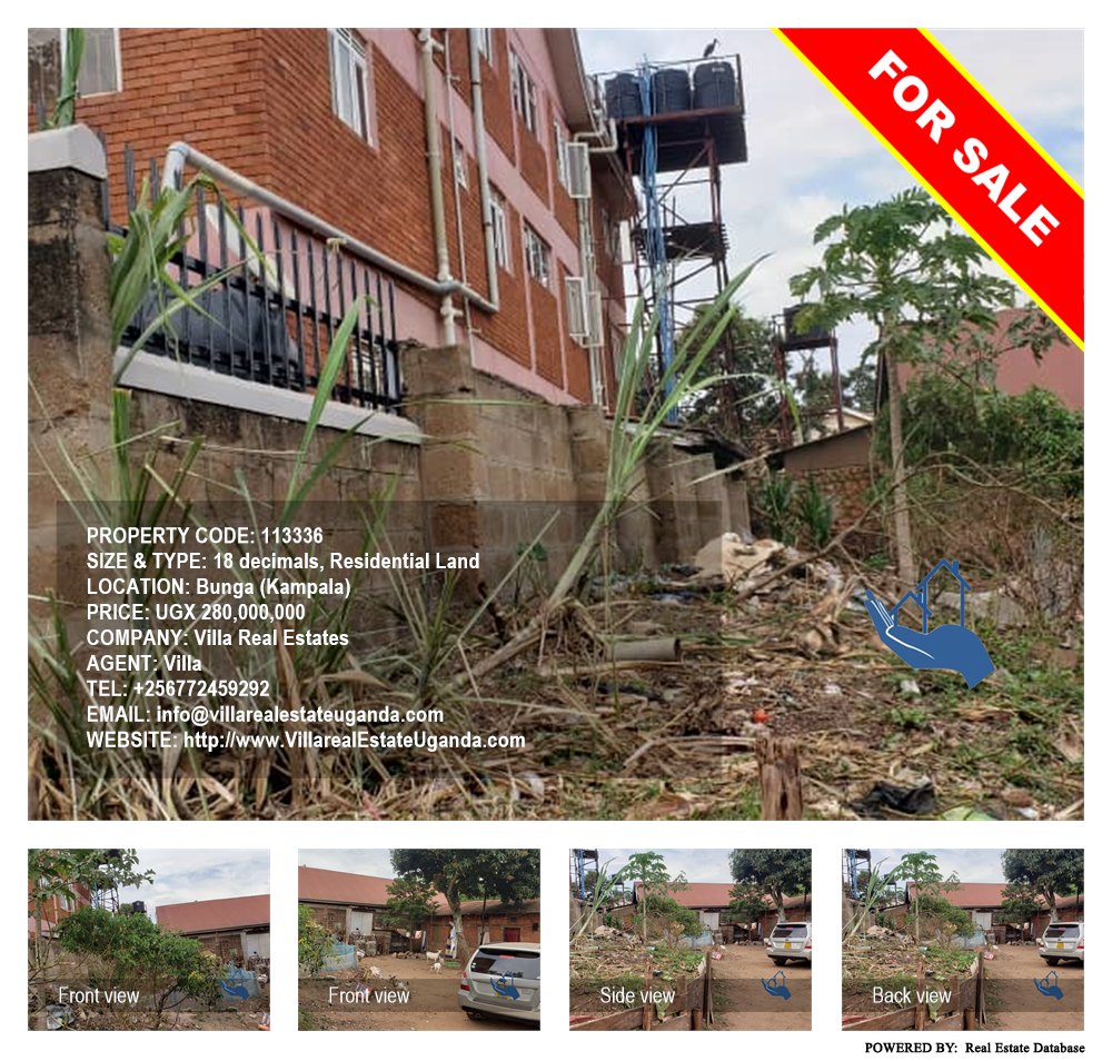 Residential Land  for sale in Bbunga Kampala Uganda, code: 113336