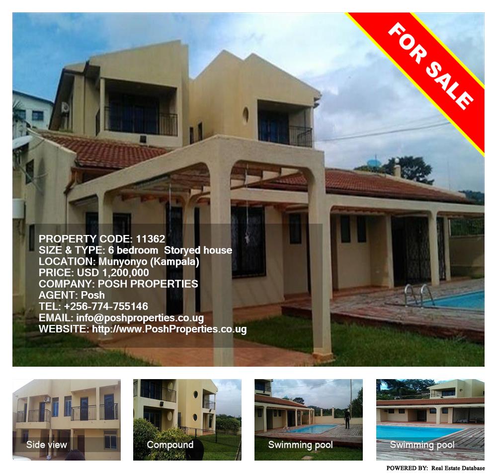 6 bedroom Storeyed house  for sale in Munyonyo Kampala Uganda, code: 11362