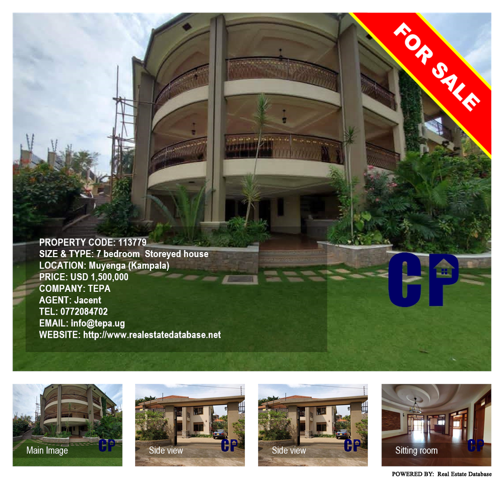 7 bedroom Storeyed house  for sale in Muyenga Kampala Uganda, code: 113779